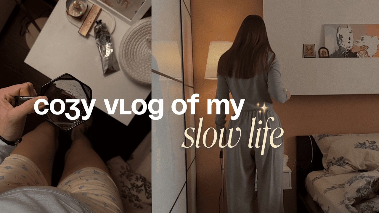 Тихо возвращаюсь в рутину после праздников 🧘🏻‍♀️☕️ Cozy vlog ✨