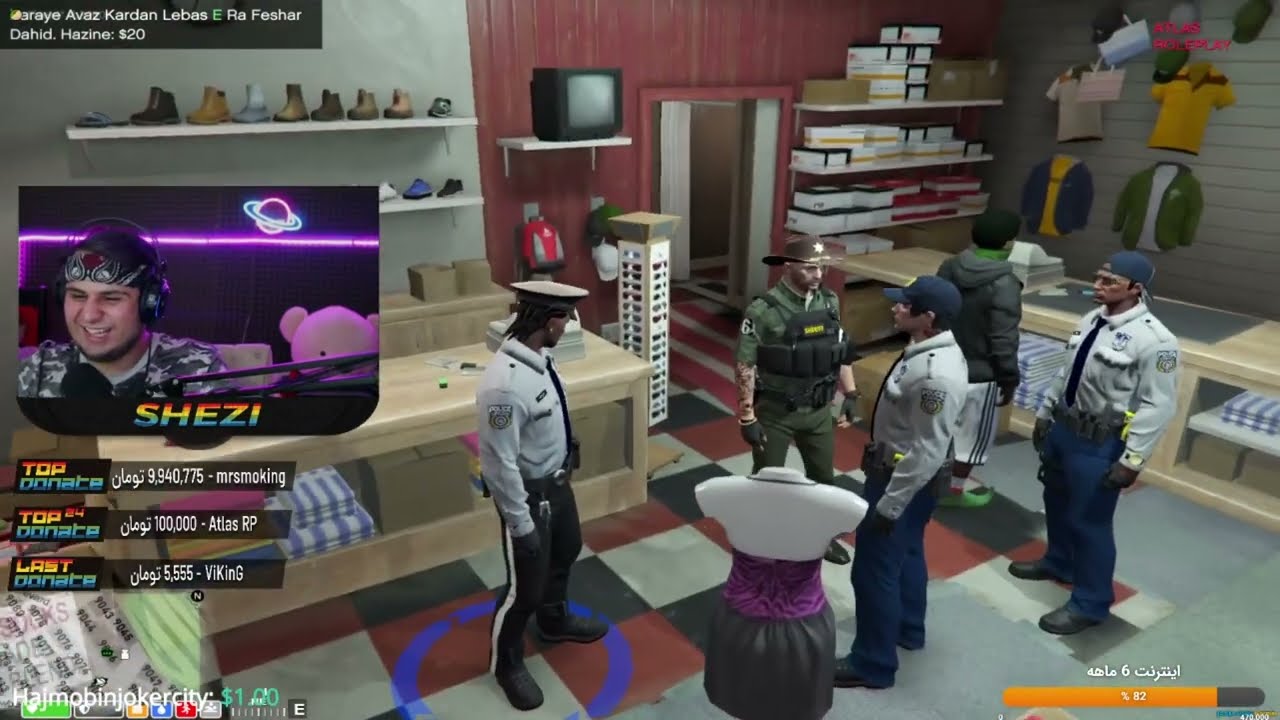 gta v آنلاین | دزدی با لباس پلیس قلابی (پارت 1 از 3) جی تی ای وی