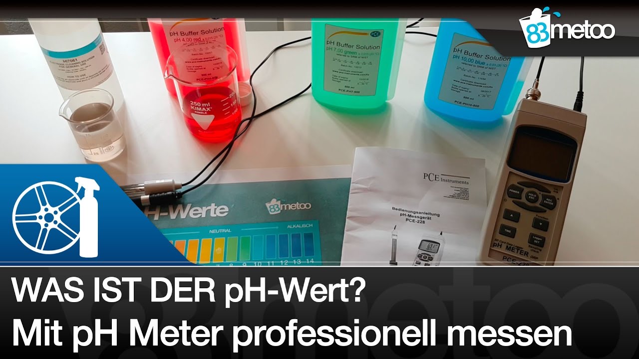 Was ist der pH-Wert | Mit pH-Meter professionell pH Werte messen | PCE Instruments PCE-228