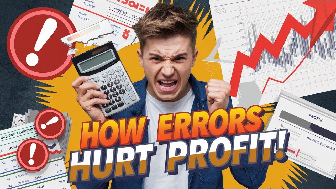 How to explain Effect of Errors on Profit?
