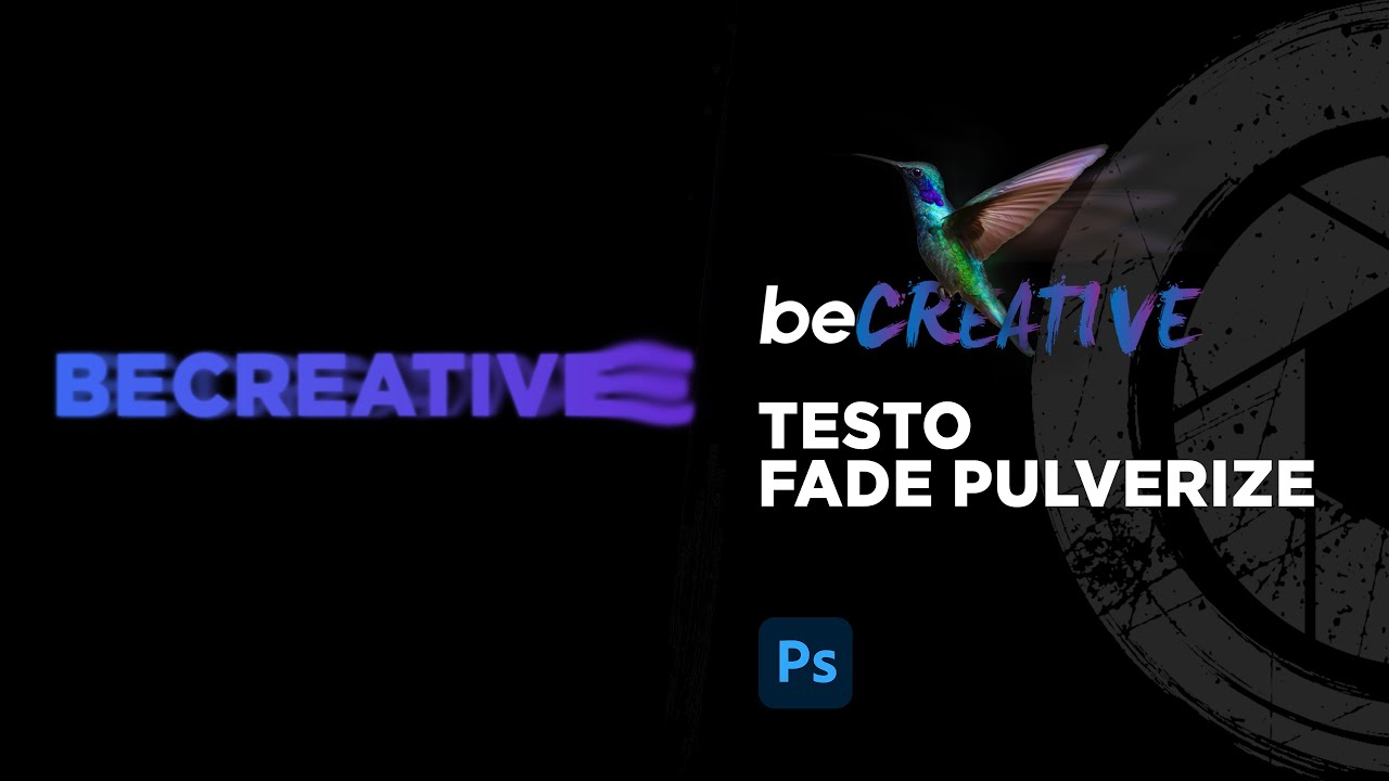 Effetto Testo Fade Pulverize - Photoshop