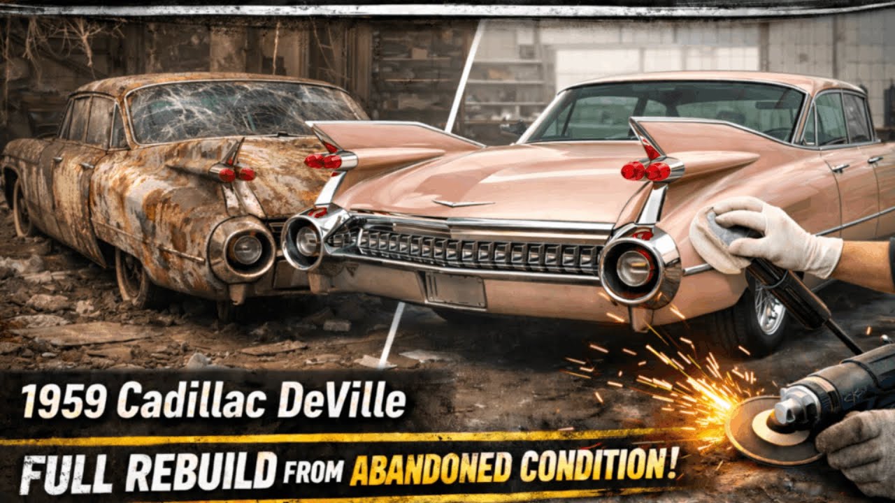 Oddly Satisfying 1959 Cadillac DeVille Rescue & Repair - FULL ASMR Restoration