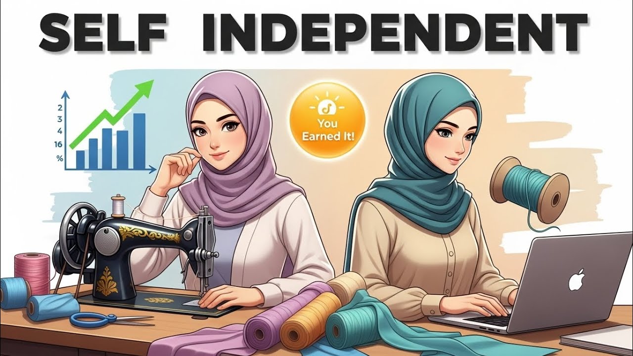 How Muslim Girls Can Earn Halal Income From Home | Halal Way To Be Self Independent 🌙💻