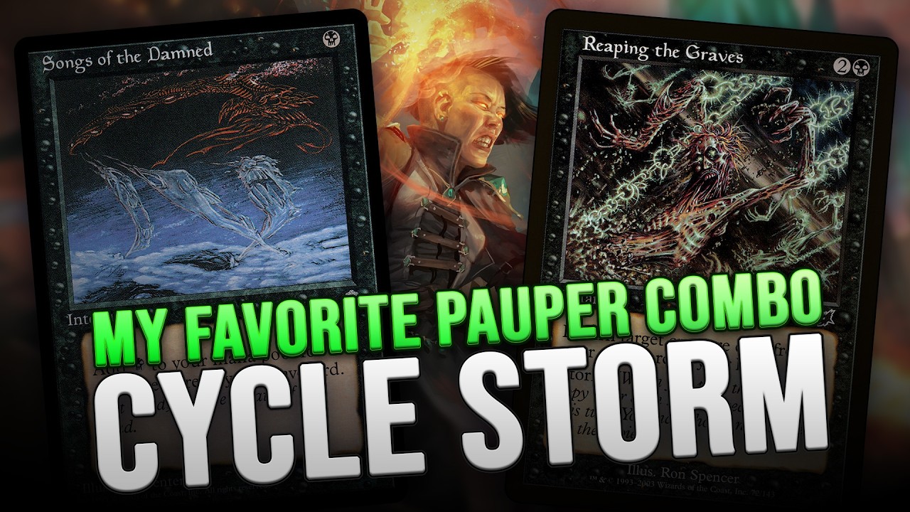 CYCLE STORM RISES! Reaping the Graves + Songs of the Damned &mdash; MTG Pauper Combo | Magic The Gathering