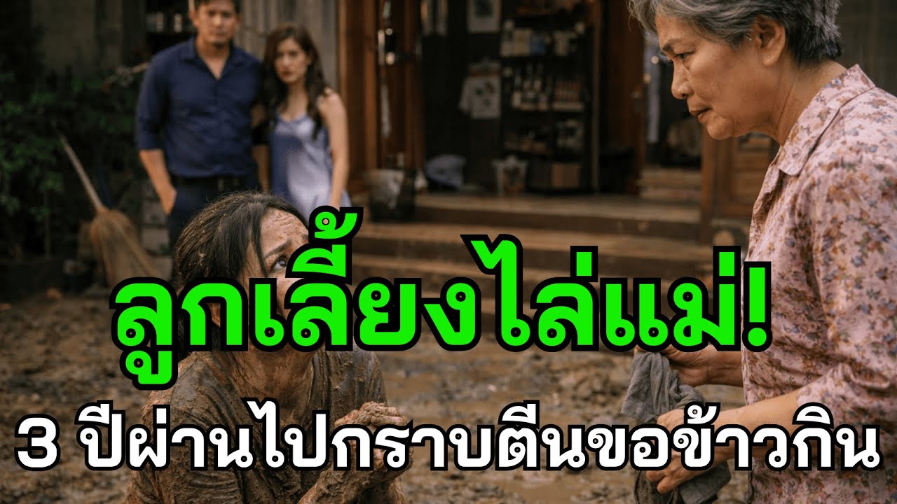 ลูกเลี้ยงเนรคุณผลักแม่จมโคลน! วันนี้ซมซานกลับมาขอเป็นคนใช้