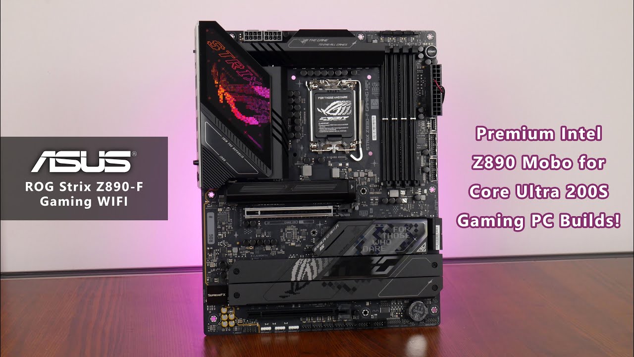 Материнская плата Intel Z890 премиум-класса для геймеров — ASUS ROG Strix Z890-F Gaming WIFI: рас...