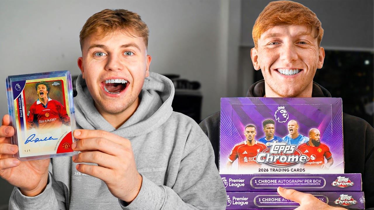 Chazza & AngryGinge Opened An ENTIRE Case Of Prem Chrome!
