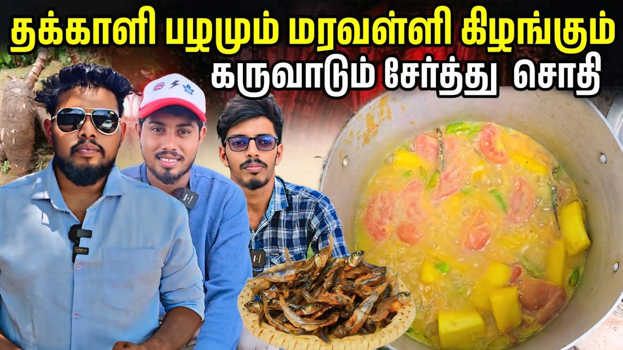கிழங்கும் கருவாடும் சேர்த்து சொதி 😛| Voice of Anushan 
