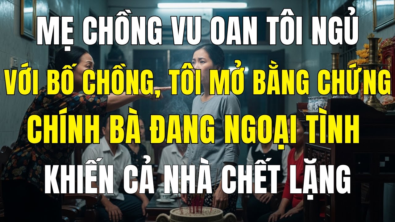Mẹ CHông vu Oan Cho Tôi Ngủ Với Bố Chồng Nhưng Tôi Mở Bằng Chứng Chính Bà Đang Ngoại Tình