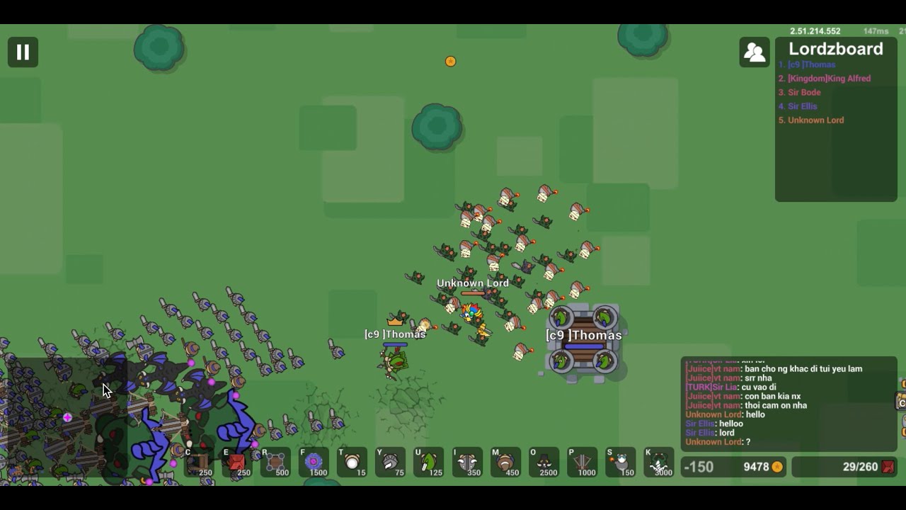 I Killed #1 5 times in 8 minutes!!! Lordz.io Full Gameplay!!!