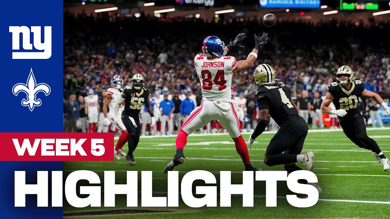 Highlights: Giants vs. Saints | Week 5 | New York Giants