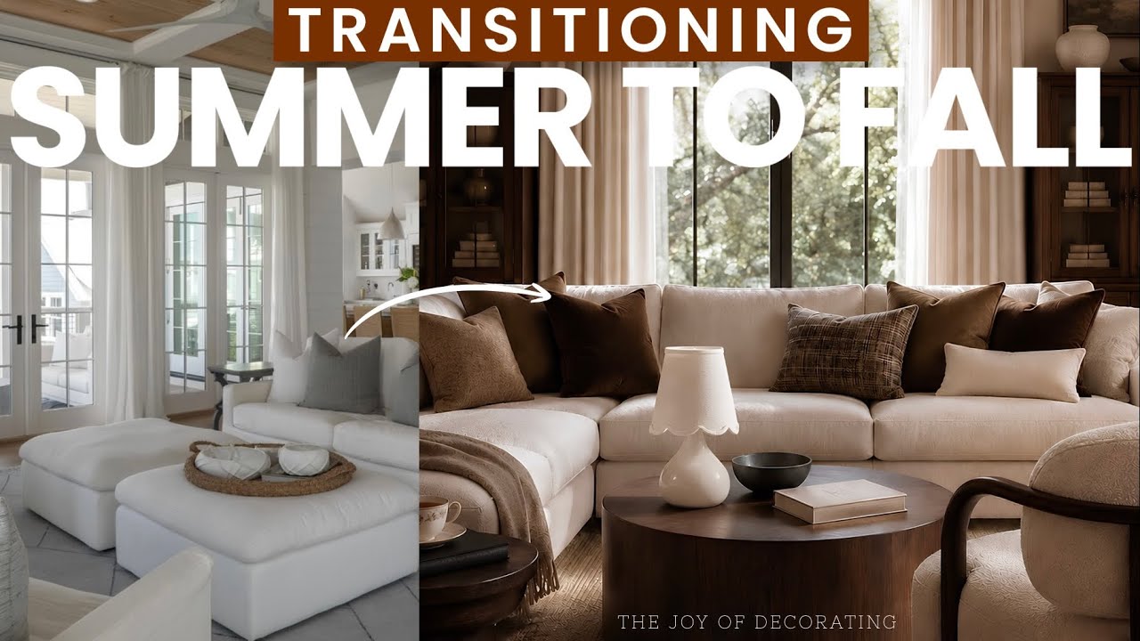 HOW TO TRANSITION YOUR HOME FROM SUMMER TO FALL / AUTUMN 🍂 TIMELESS DECOR IDEAS THAT FEEL OH SO COZY
