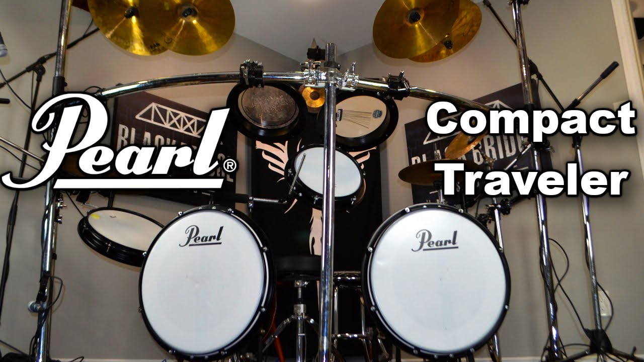 Pearl Compact Traveler Double Bass Drum Kit (With Expansion Pack!)