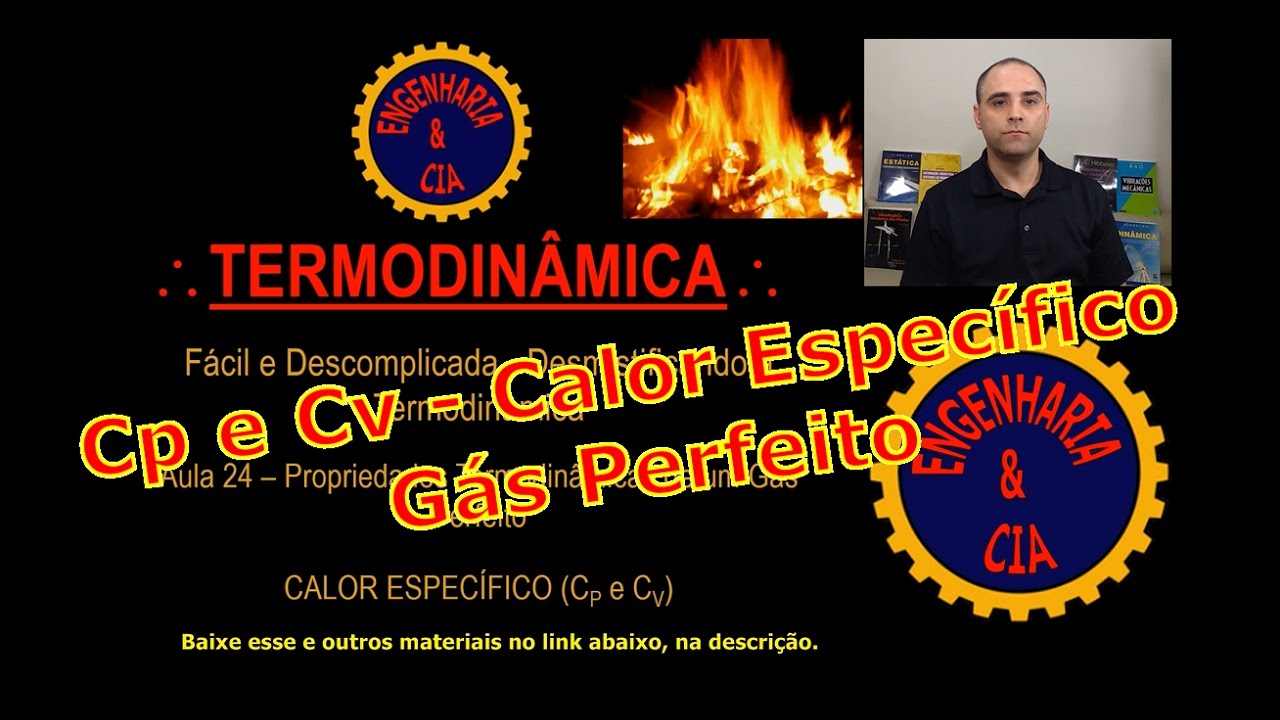 #24 Calor Específico a Volume e Pressão Constantes | Termodinâmica | por Micelli camargo