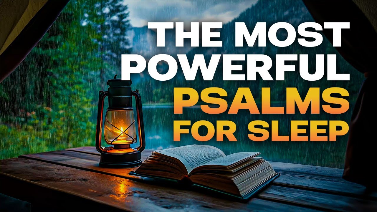 Fall Asleep Fast in God's PROTECTION. Psalms For Sleep with Rain Sounds. Keep This Playing All Night