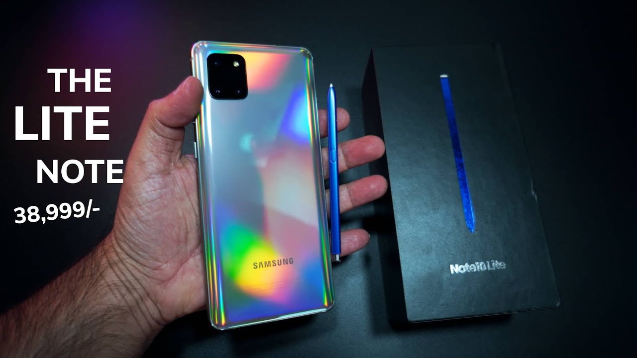 Samsung Galaxy Note 10 Lite Unboxing - the lite (in the Pocket) Note