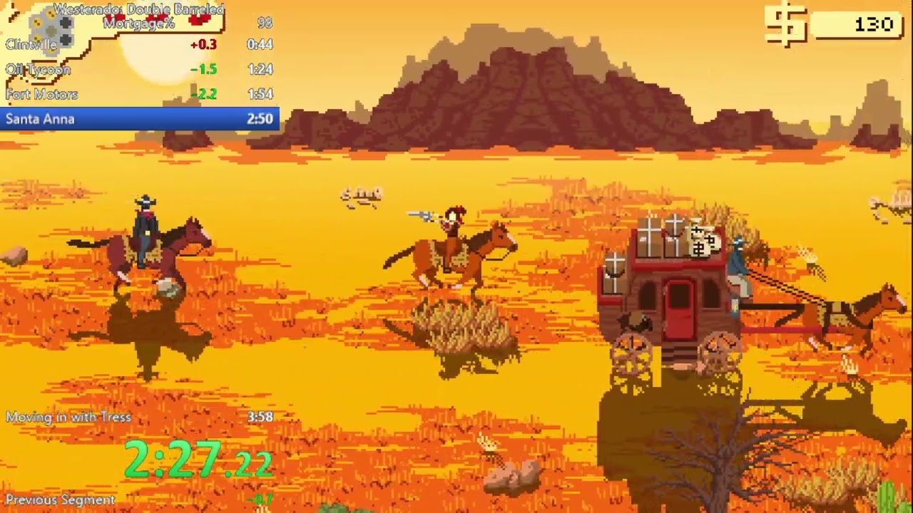 Westerado: Double Barreled Mortgage% speedrun WR (3:58)