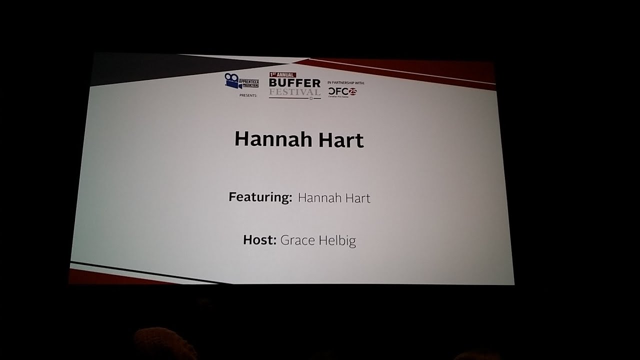 Hannah Hart at Buffer Fest (Hosted by Grace Helbig) Pt 1