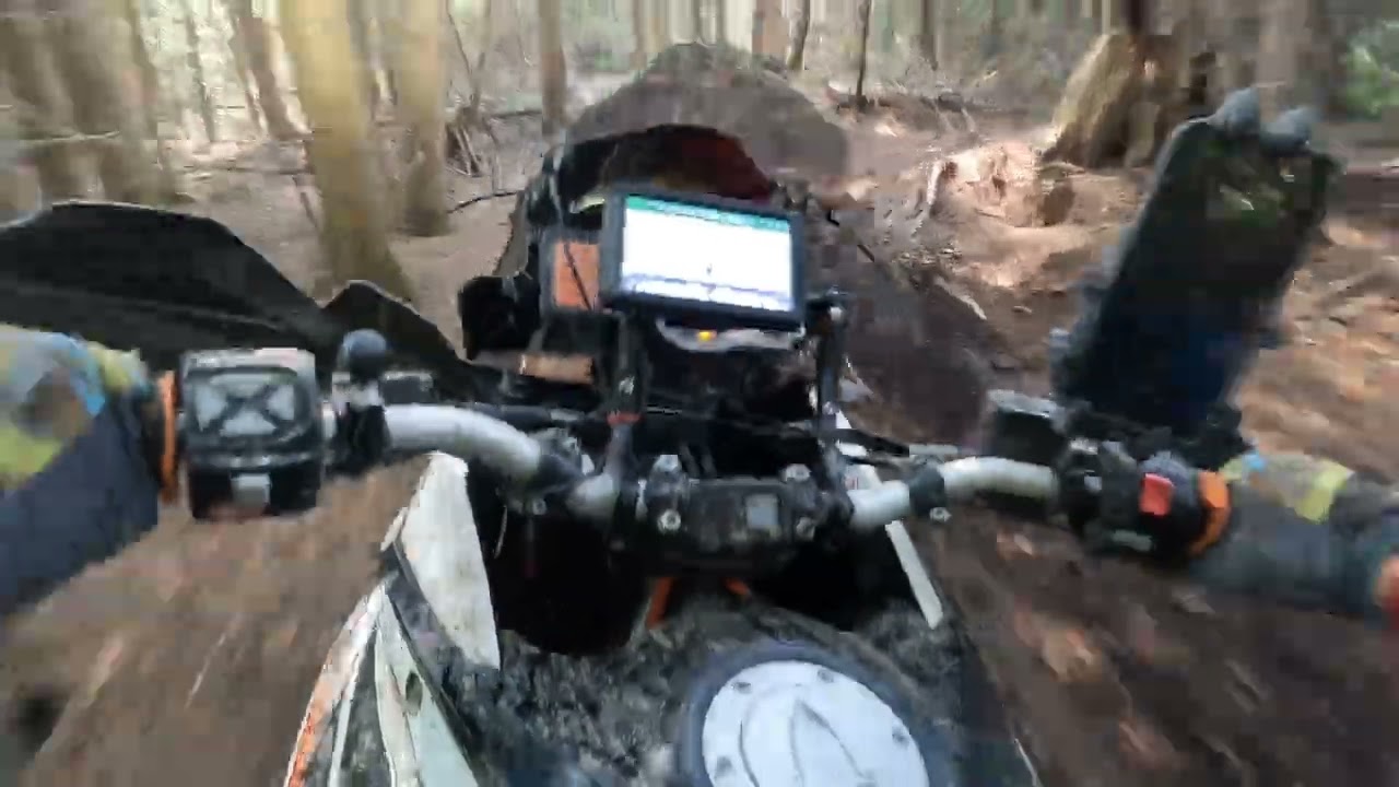 "The longest day" Dacre Rally on a KTM 1090 Adventure. Section 5