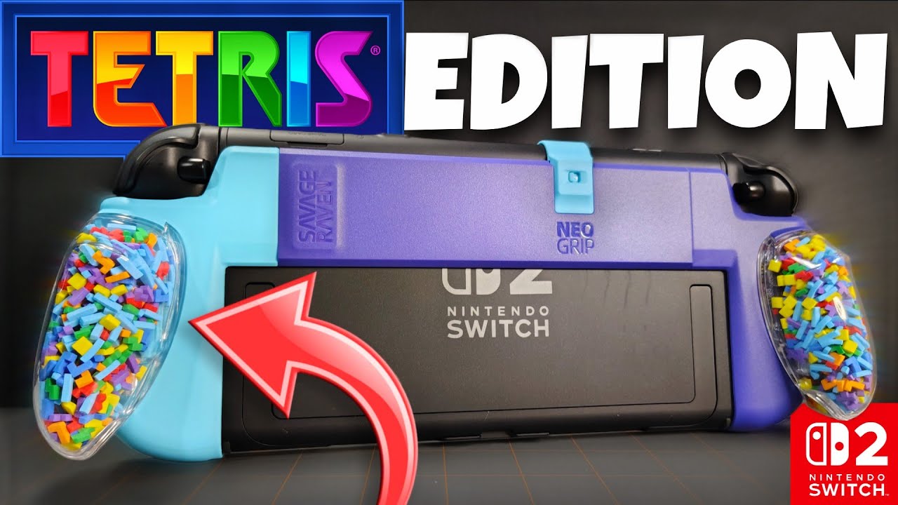 A Switch 2 Grip That ACTUALLY Improves In More Ways Than Looks! 👀 Savage Raven Neo Grip TETRIS 🔥