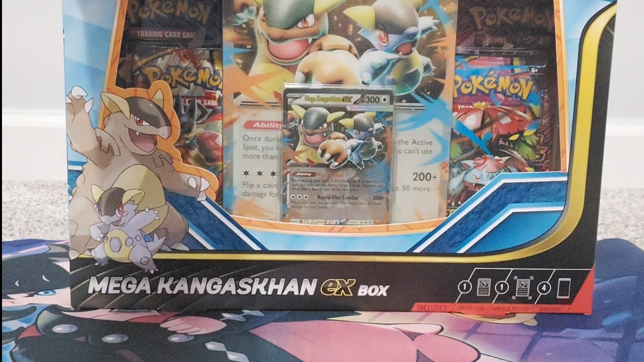 Opening a mega kangaskhan ex box!