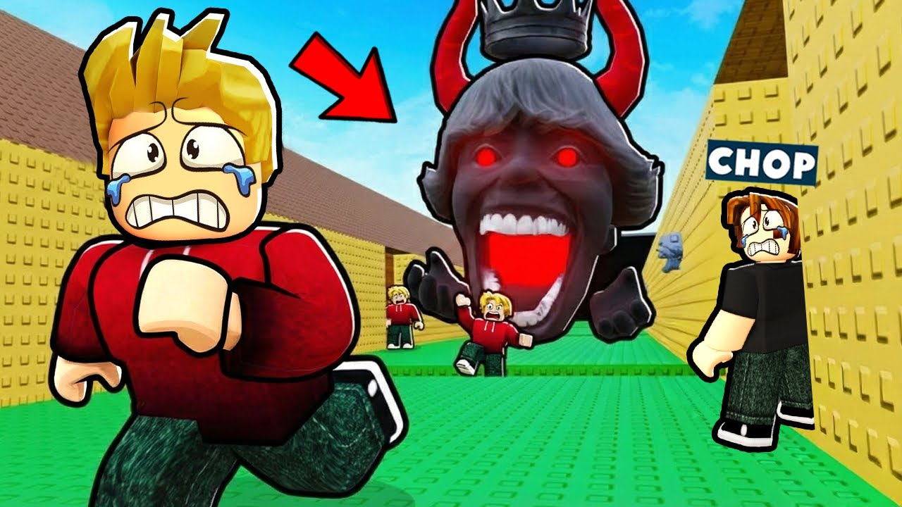 ROBLOX CHOP AND FROSTY ESCAPE THE SIXTY SEVEN MONSTER WALL RUN