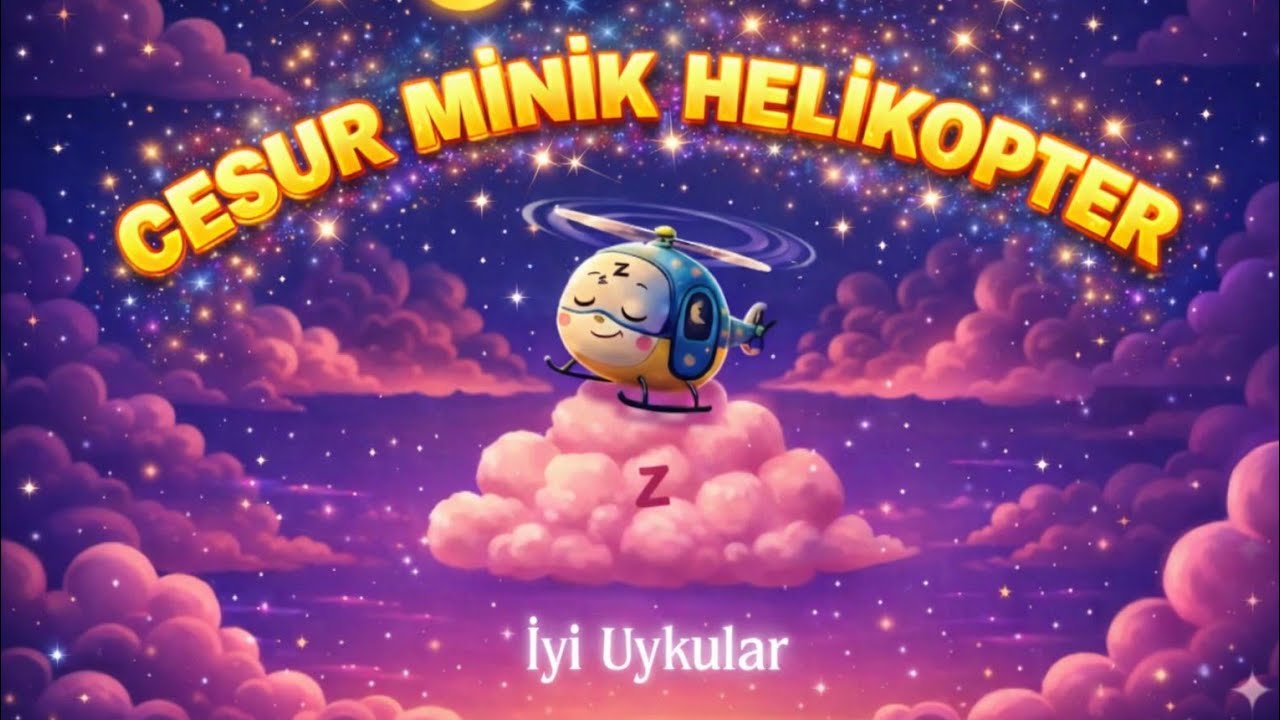 CESUR MİNİK HELİKOPTER MASALI ✨    UYKU MASALI 🌙