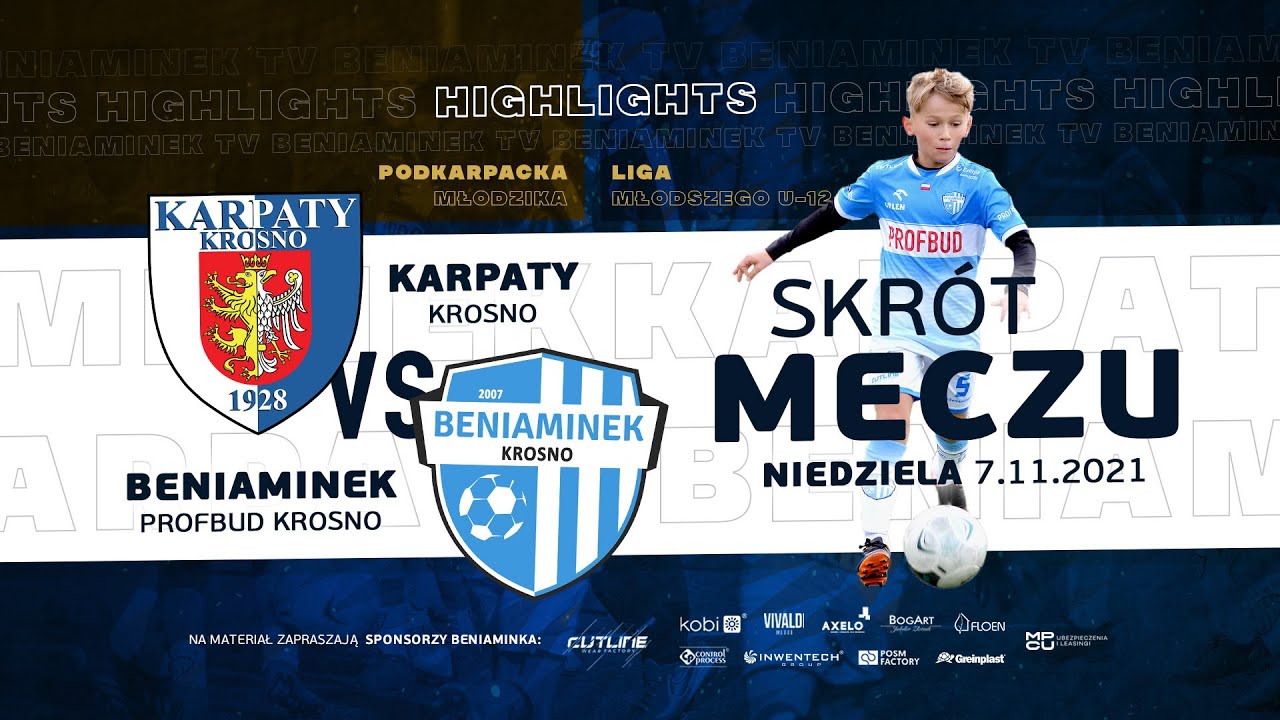 HIGHLIGHTS | Karpaty MOSiR Krosno - Beniaminek PROFBUD Krosno | U-12 |  Liga Młodzika Młodszego