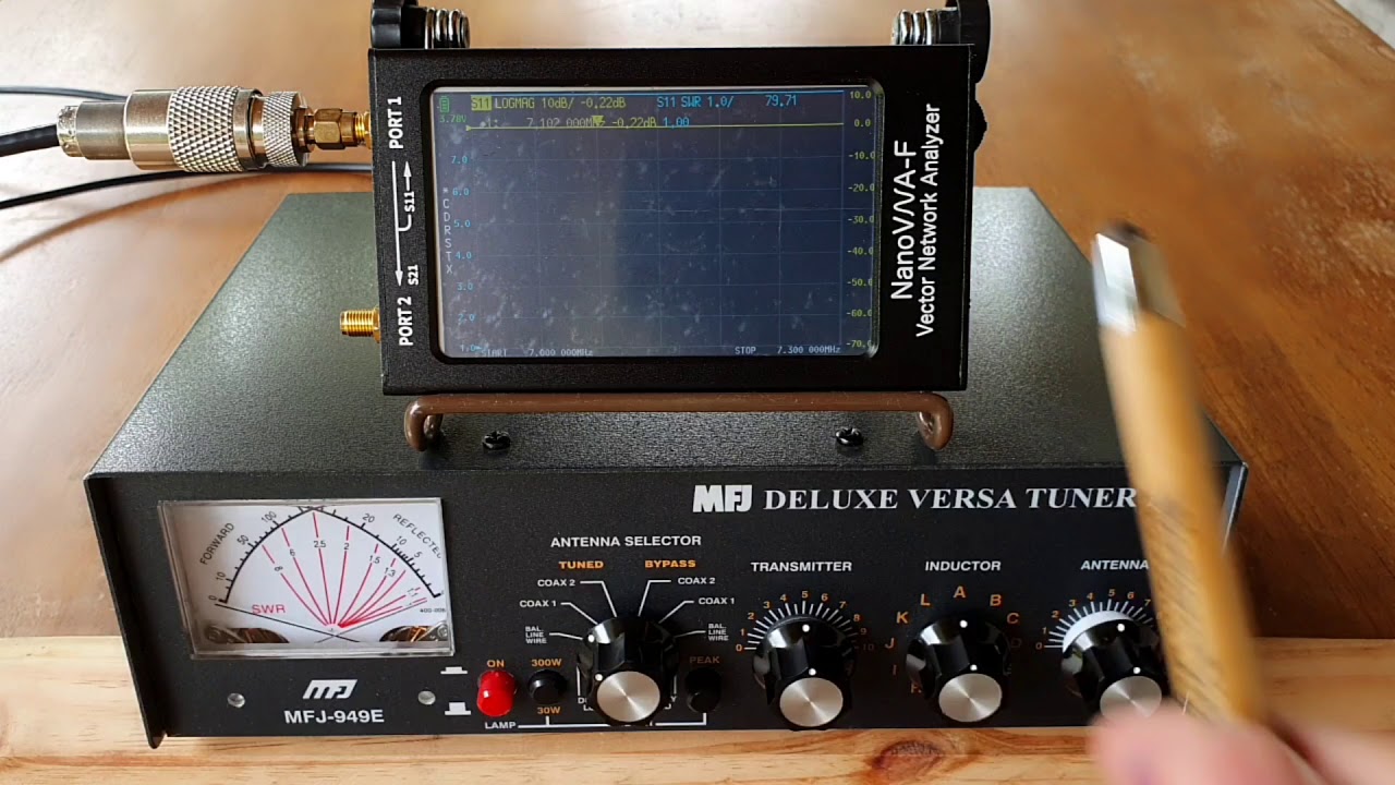 MFJ 949e with NanoVNA Antenna Tuning