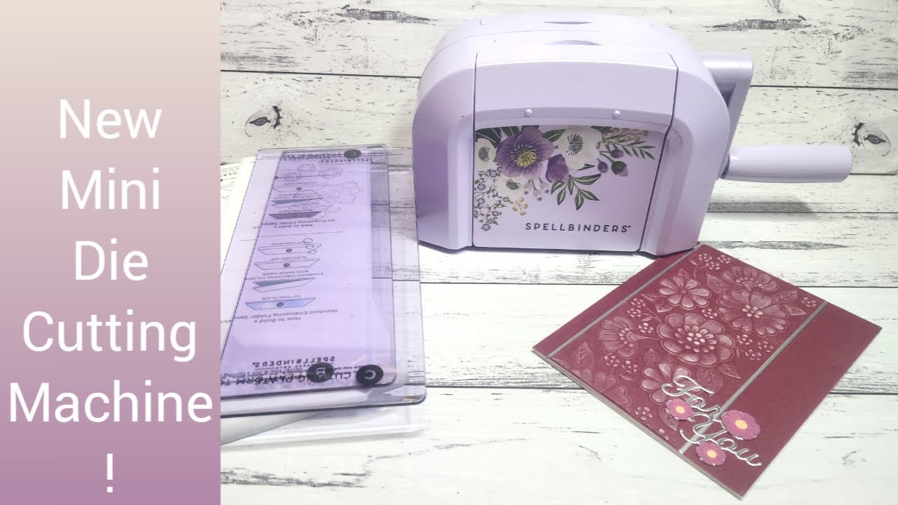 Spellbinders Lilac Shimmer Scout Machine, unboxing, review, demo