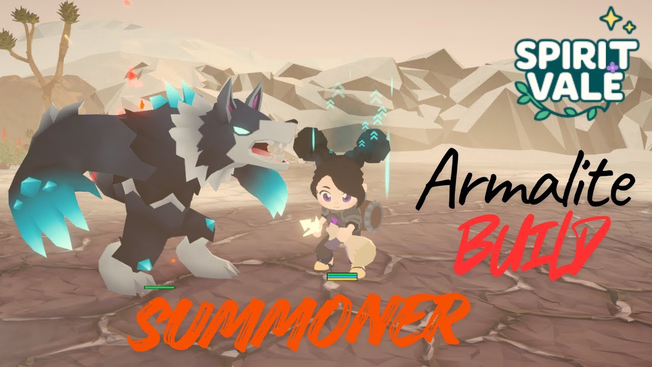 SpiritVale Playtest | Summoner Armalite Build vs Goblin Lord | Indie MMORPG Gameplay