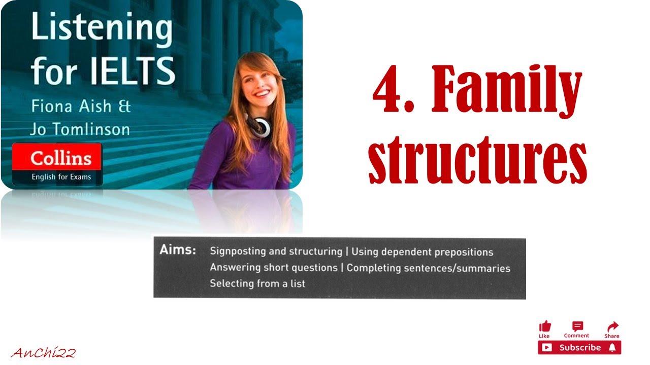 Модуль 4. Структура семьи — Collins Listening для IELTS