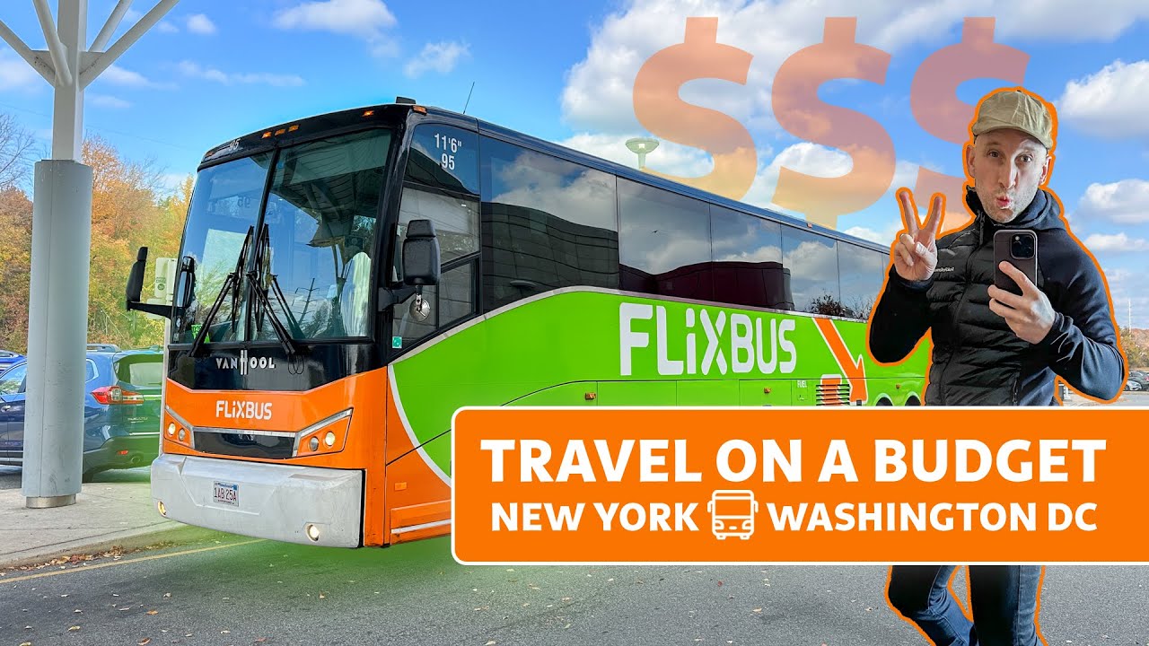 REVIEW |&nbsp;TRAVEL CHEAP IN USA | Flixbus from New York to Washington DC
