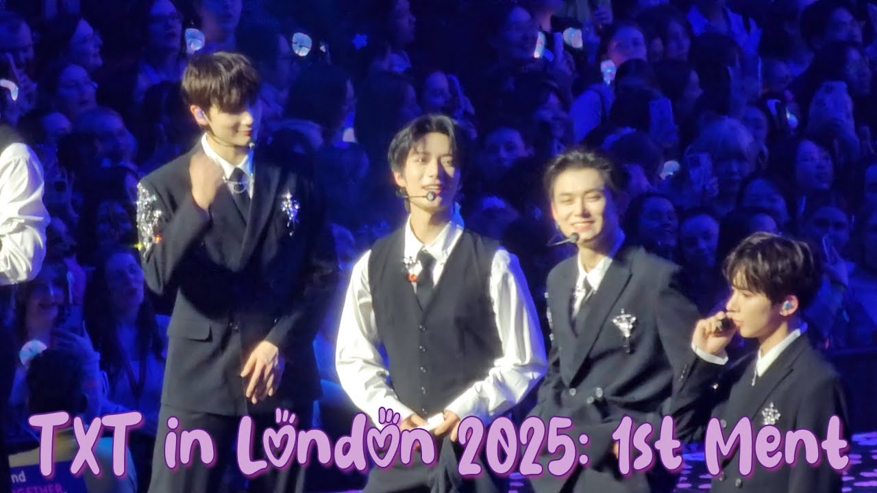 250325 TXT in London [ACT : PROMISE - EP. 2]: 1st Ment - member introductions