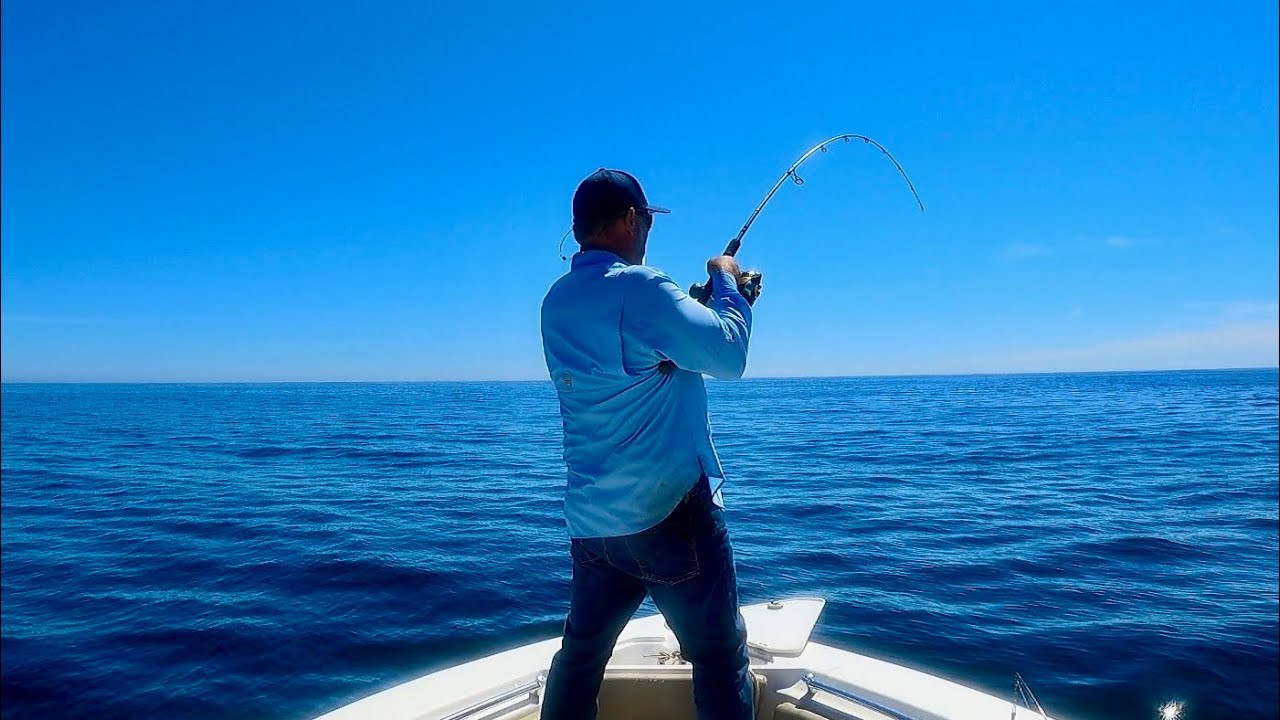 Easy fun way to catch Big Red Snapper 10 miles offshore in St. Augustine! Bonus Inshore Trout bite!