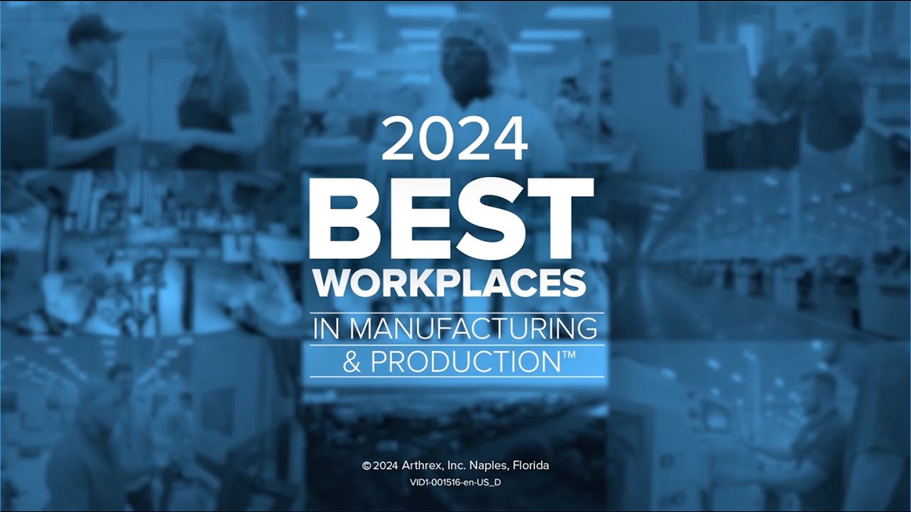 Arthrex Named Best Workplace in Manufacturing & Production&trade; for 2024