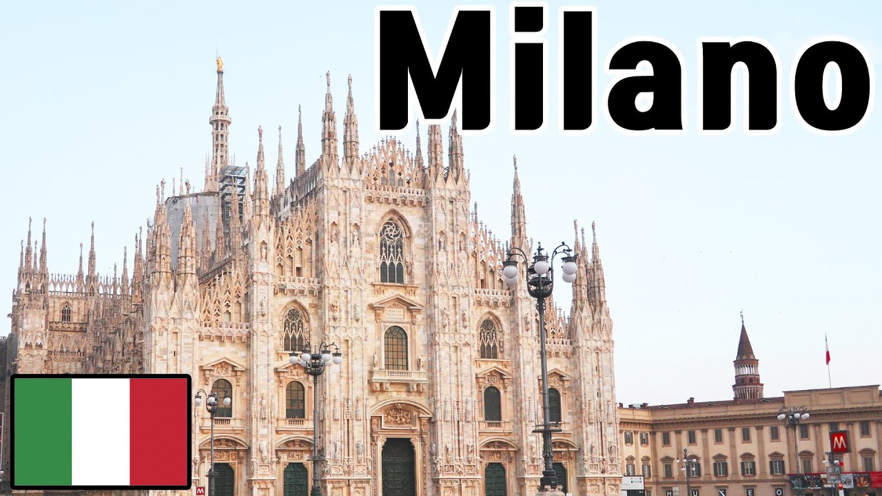 [Travel Music] Luciano Pavarotti, David Romano - Santa Lucia (Italy - Milano)