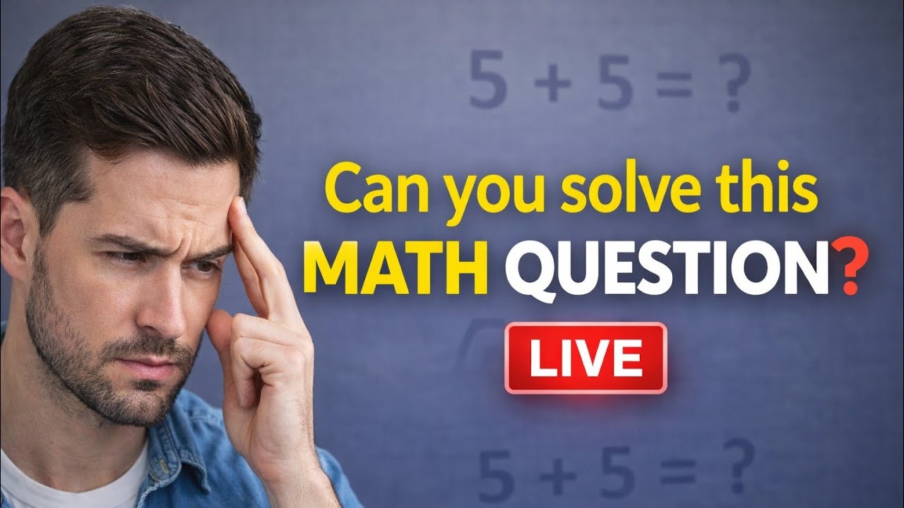 🧠 Maths Test Challenge | 5 + 5 = ? Only Smart People Can Solve This Puzzle!