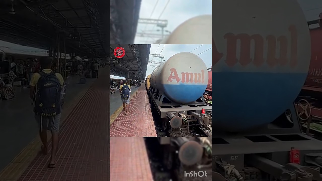 New Amul Milk 🥛! #shorts #train #railway #trending #ytshorts