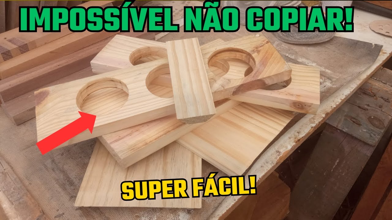 Descobri uma Técnica Simples para um Acabamento Perfeito! NÃO FIQUE DE FORA! #madeira