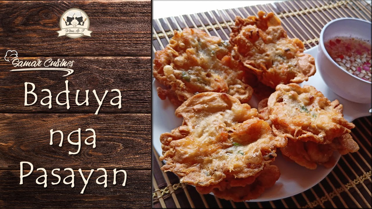 How to Cook Baduya nga Pasayan | Shrimp Fritters | Ukoy na Hipon Recipe