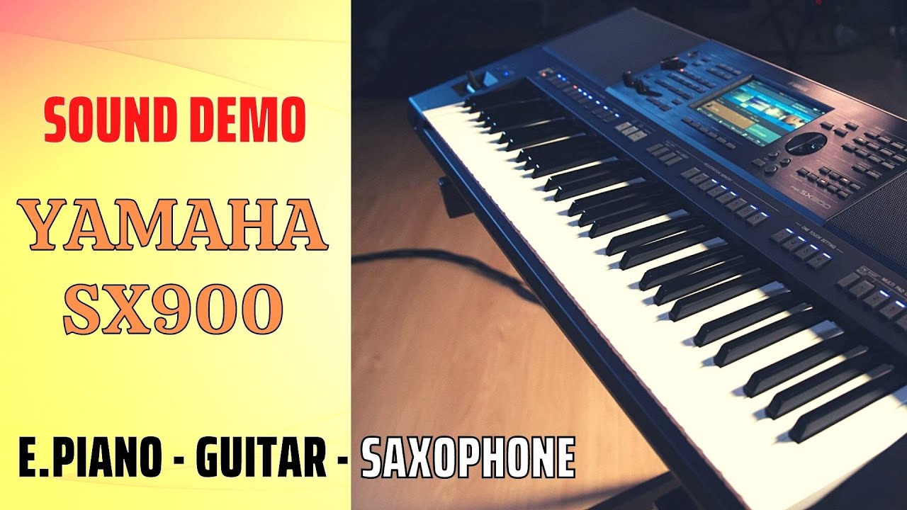 Yamaha PSR-SX900 Sound Demo - ALL PLAYING NO TALKING