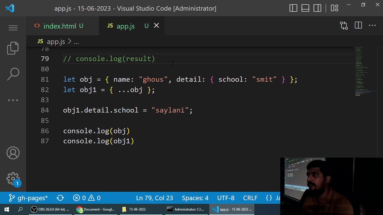 SMIT - Batch 9 | JavaScript Class 25 | Part 1