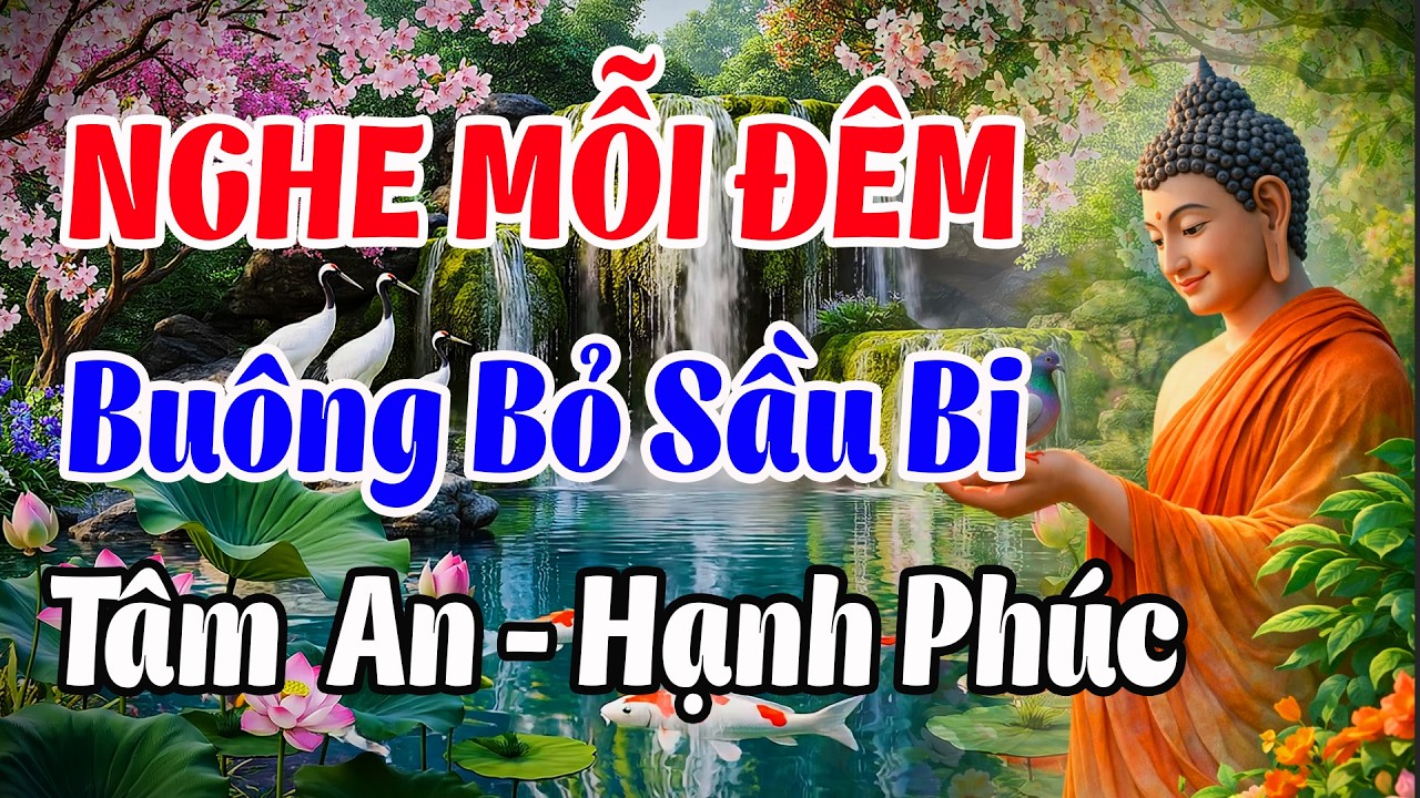 Giảng Pháp | Nghe Mỗi Đêm, Buông Bỏ Sầu Bi, Tâm An Hạnh Phúc