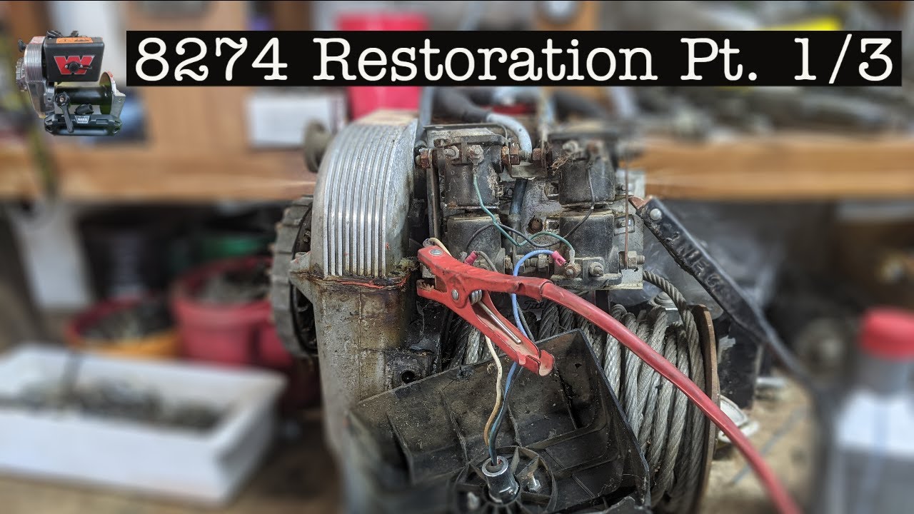 Ep. 19 Snale Racing Restores a Warn 8274 Winch: Part 1 of 3