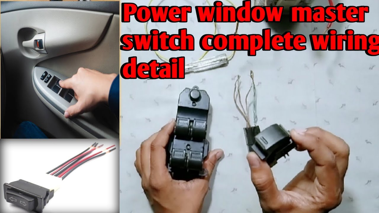power window master switch wiring diagram | power window Wiring harness check| master switch wiring|