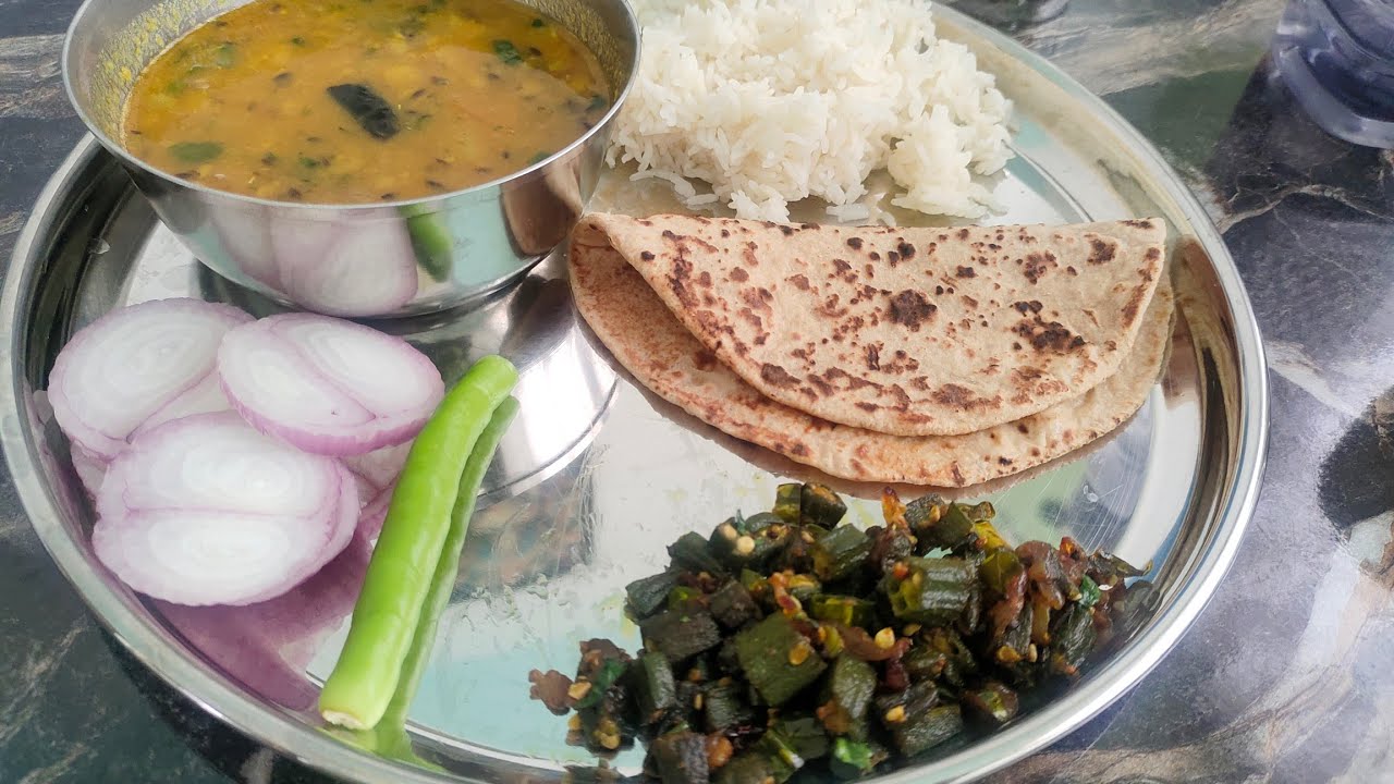 Panjabi Dal Aur Bhindi ki sabji Live video 😋 पंजाबी दाल और भिंडी सब्जी- તુબેર દાલ અને ભીંડા નું સાગ