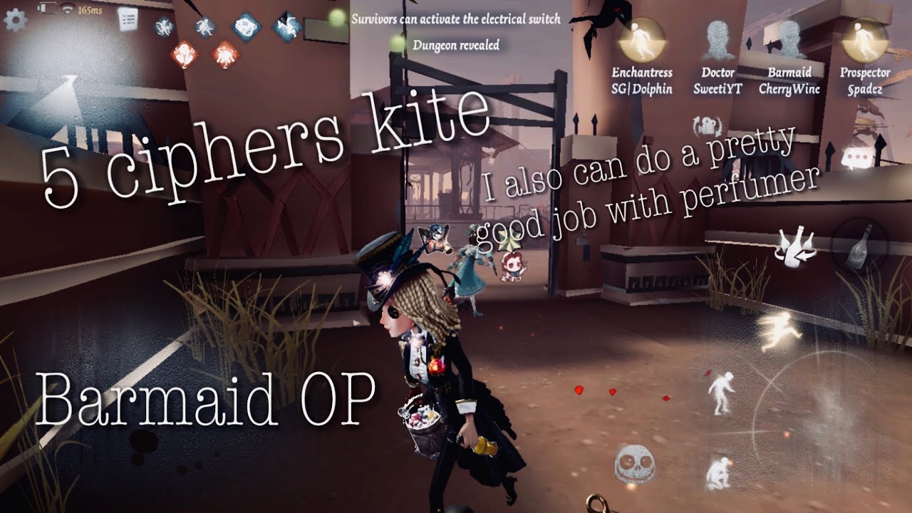 Identity V | 5 Ciphers Kite with Barmaid + Carrying the Rank Match with Perfumer