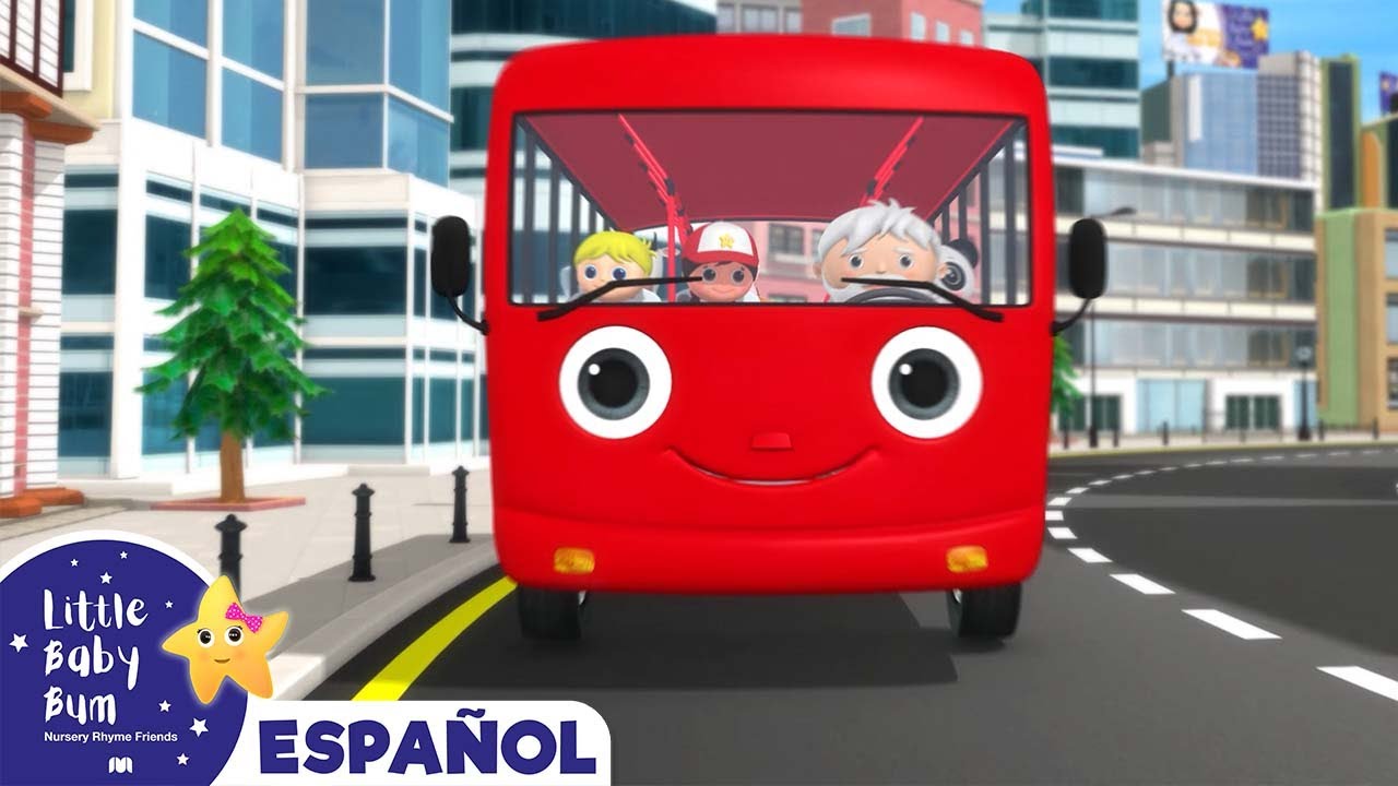 Las Ruedas del Autobús P18 - Canciones Infantiles | Dibujos Animados | Little Baby Bum en Español