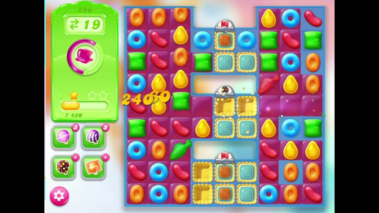 candy crush jelly saga level 296